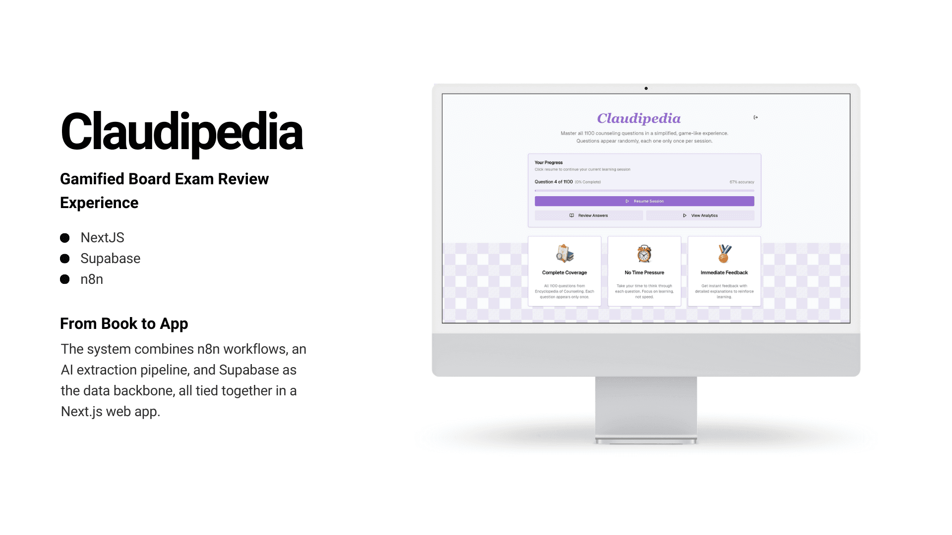From Book to App: Gamifying a 1,100-Question Board Exam Review Experience
